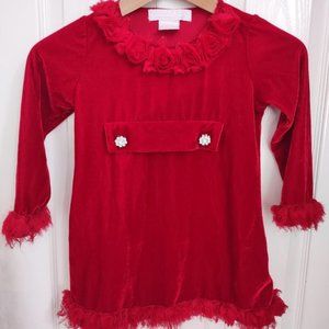 Festive Red Top With Matching Bottoms